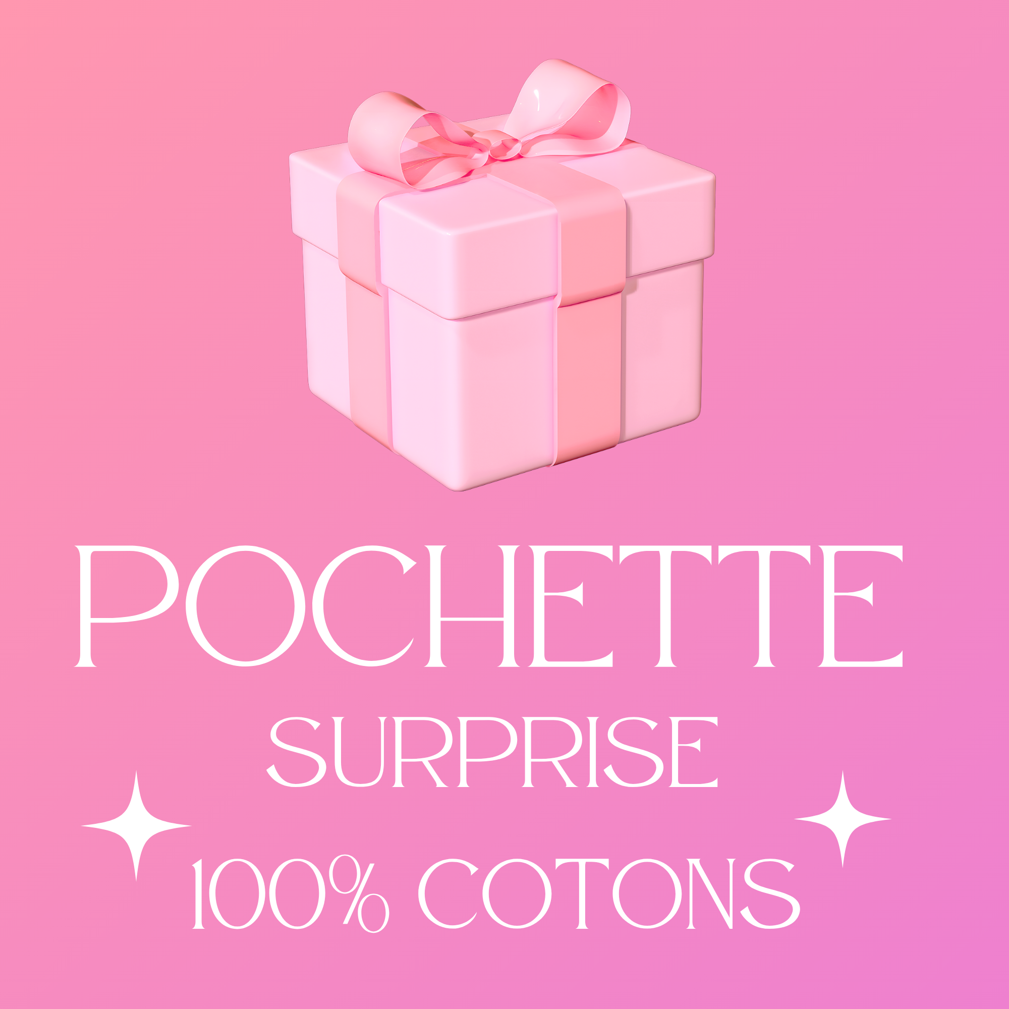 Pochette cotons surprise